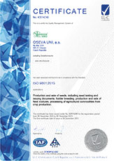 Certificate ISO 9001