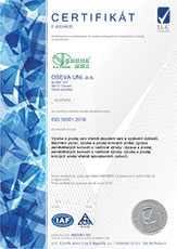 Certifikát kvality ISO 50001